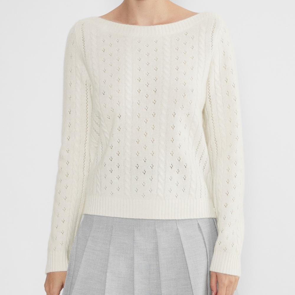 Aritzia - Sunday Best - NwT - Paris Merino Wool Sweater - Light Birch - Medium